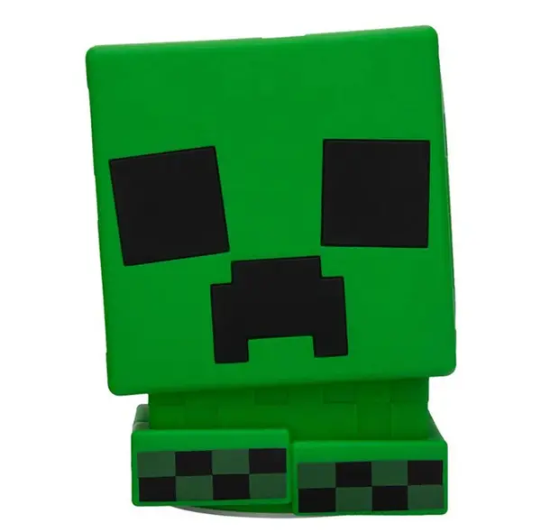 Lampa de veghe ajustabila USB Squishy Glo Creeper Minecraft Paladone 15 cm
