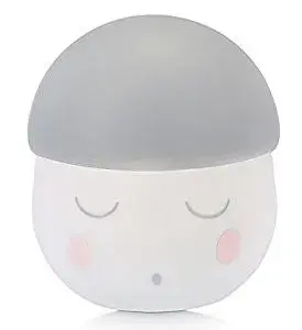 Lampa de veghe Babymoov Squeezy, Autonomie 200 ore, Timer 30 minute (Alb/Gri)