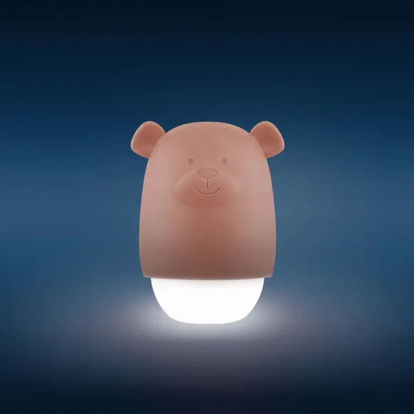 Lampa de veghe cu senzor de lumina Zazu Kids Benny the Bear Maro