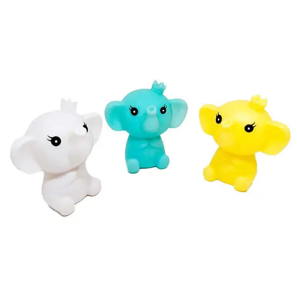 Lampa de veghe Led pentru copii, model elefant,diverse culori,plastic, 11 cm