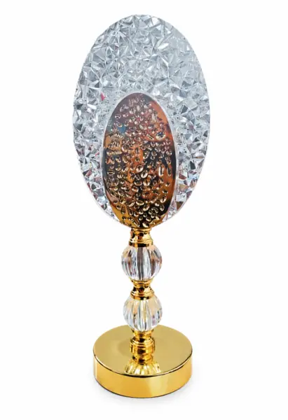 Lampa decorativa 14 premium model cristal design oval touch reincarcabila