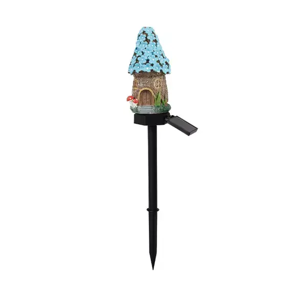 Lampa decorativa de gradina cu încarcare solara, model casuta din povesti