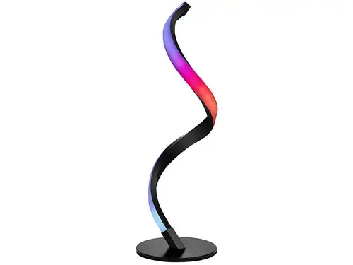 Lampa decorativa Tracer Smart Spiral TRAOSW47295, RGB, 7 W, 37 leduri (Negru)