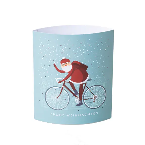 Lampa din hartie Dreamlights - Santa Bike | Chic mic