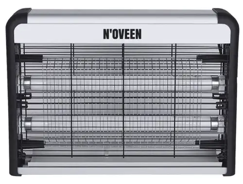 Lampa electrica anti-insecte Noveen IKN220 Economic White Black, 2 x UV, 20 W, 2500 V (Alb/Negru)