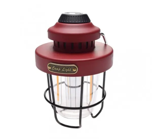 Lampa felinar in stil retro, 3 functii, becuri led, 1800mAh