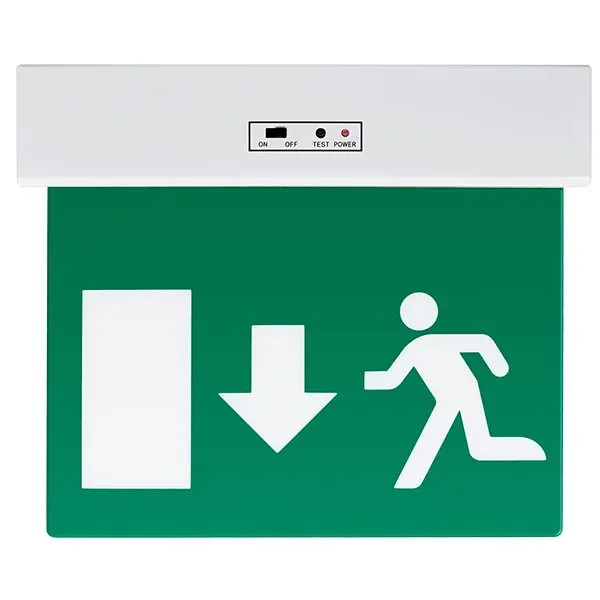Lampa iesire de urgenta sageata in jos lateral Elmark 9XL5113