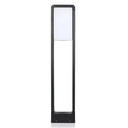 Lampa iluminat gradina 10W IP65 6400K alb rece - negru V-TAC SKU-20115