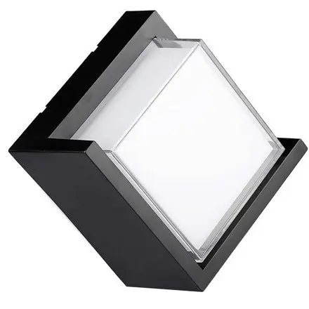 Lampa LED 12W IP65 4000K alb neutru - negru V-TAC SKU-218540