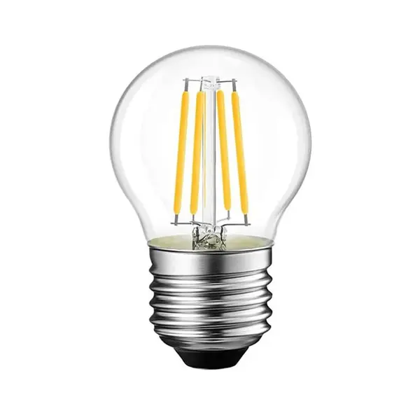 Lampa LED G45 Bec 3000K, Transparent, 5x5x15 cm