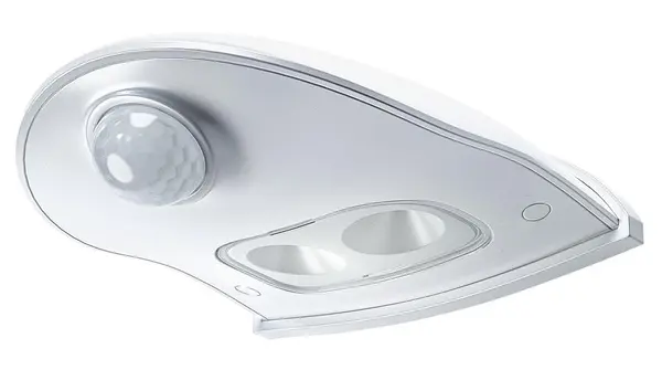 Lampă LED pentru ușă Osram - Nightlux, acumulator, cu senzor, IP54, 0.95W, albă
