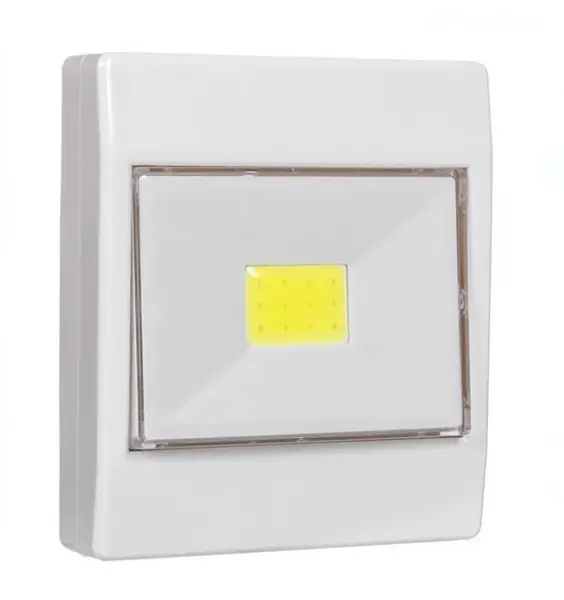 Lampa Led portabila tip intrerupator cu buton ON OFF si suport magnetic,8x2x9 cm