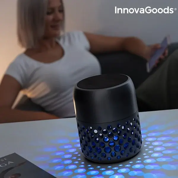 Lampa LED reincarcabila cu difuzor Bluetooth Mandalamp