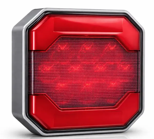 Lampa LED Stop Auto Patrata 12V/24V stop pozitie si Frana design modern pentru remorca / camion