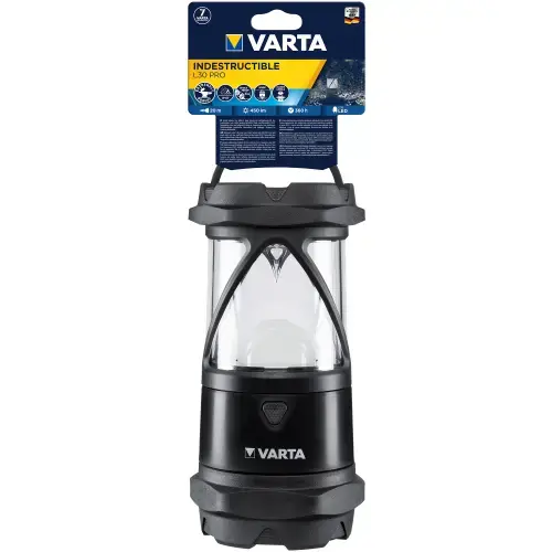 Lampa LED Varta L30 Pro, rezistenta sporita, 5W, 450 lm, IP67, 6 x AA