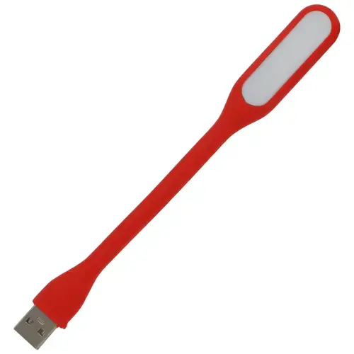Lampa Light LED Spacer SPL-LED-RD, pentru laptop, flexibila, USB (Rosu)