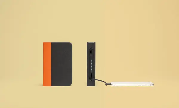 Lampa Lumio-mini: Orange Black | Lumio