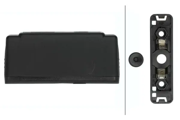 Lampa numar inmatriculare (C5W, 6 12 24V, culoare: negru, culoare sticla: transparent, 23x89mm)