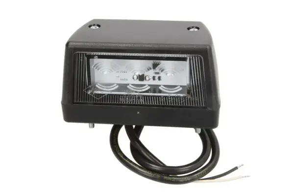 Lampa numar inmatriculare (LED, 12 24V, culoare: negru, 55x57x102mm)