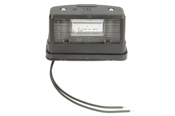 Lampa numar inmatriculare (LED, 12 24V, culoare: negru)