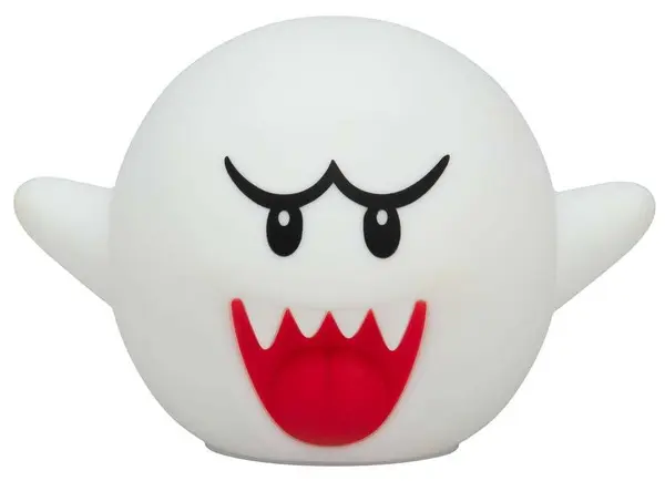 Lampă Paladone Games: Super Mario - Boo (SquishyGlo)