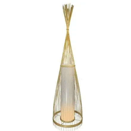 Lampa podea din rattan soclu E27 100CM V-TAC SKU-40571