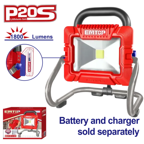 Lampa portabila fara acumulator si incarcator - LWL2025, EMTOP