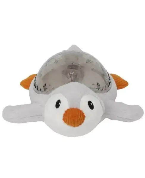 Lampa-proiector de noapte Cloud B Tranquil Pinguin(Alb/Gri)