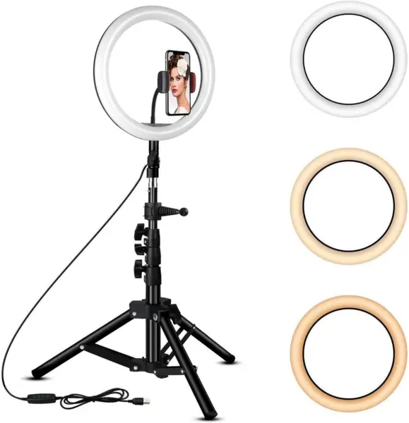 Lampa Ring Light LED 12" Circulara cu Lumina rece / naturala / calda XL
