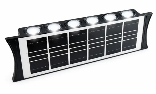 Lampa solara bidirectionala cu lumina SUS si JOS 12 LED