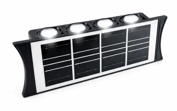 Lampa solara bidirectionala cu lumina SUS si JOS 8 LED