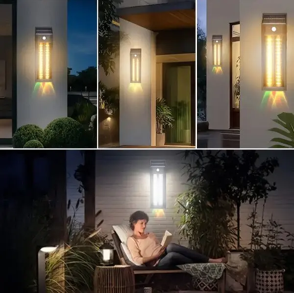 Lampa solara cu senzor de miscare, 18W, 1200 LM