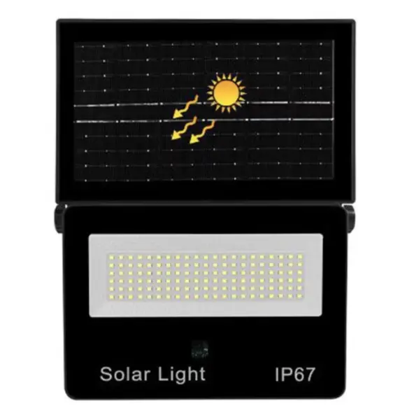 Lampa solara de perete IP67 cu 56 LED pentru exterior CB LD181
