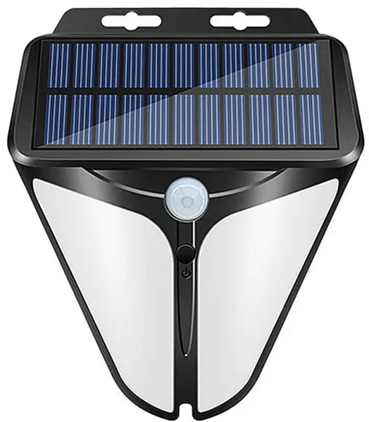 lampa solara de perete superfire ff11-f, 6w led, 280lm, 3 moduri, 1500mah, incarcare solara si senzor de miscare