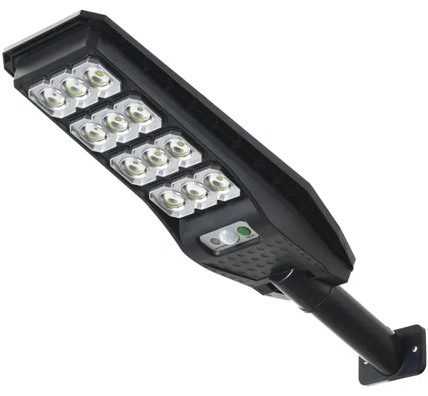 Lampă solară LED Elbulgaria - Cu telecomandă, 200W, 5 V, neagră