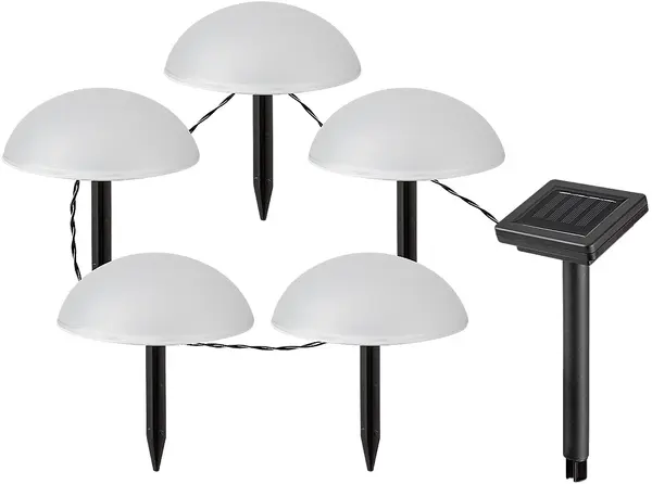 Lampă solară LED Rabalux - Treppio 77008, IP44, 1 W, DC 1.2 V, 2 lm, 4000 K, neagră