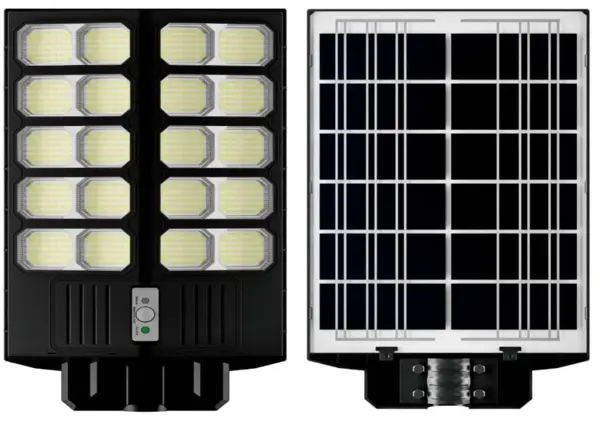 Lampa solara stradala dubla JORTAN putere 2000W cu 20 casete 24000MA