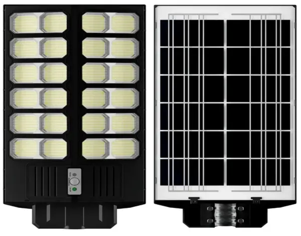 Lampa solara stradala dubla JORTAN putere 2400W cu 24 casete 30000MA