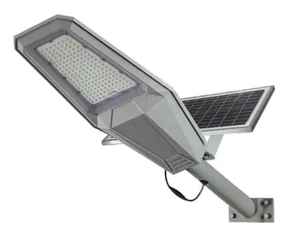 Lampa solara stradala JORTAN 1200W cu telecomanda IP67 6500k aluminiu