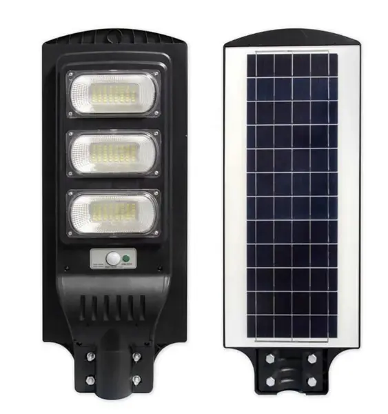 Lampa solara stradala LED de 150W IP65 6000k cu senzor si telecomanda 3 CASETE