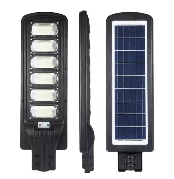 Lampa solara stradala LED JORTAN de 300W IP65 6000k cu senzor si telecomanda 6 CASETE