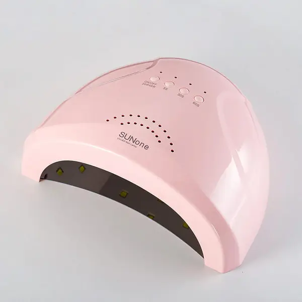 Lampa Sun one 48W UV LED Profesională - Lampa Sunone 48W Roz cu Senzor și Timer | Everin