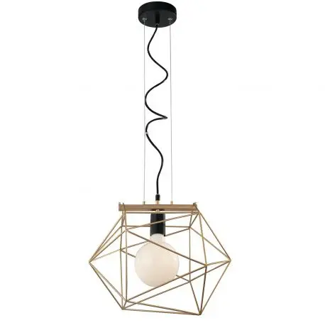 Lampă suspendată ABRAXAS 1L - Gold
