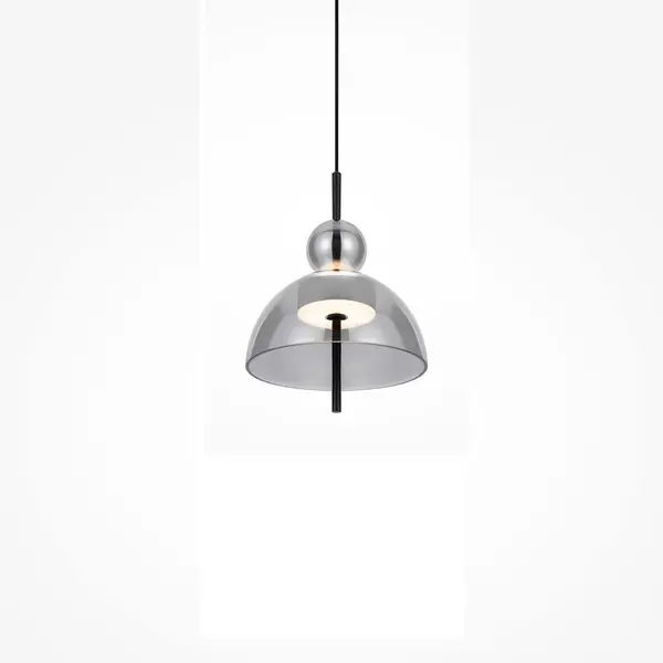 Lampa suspendata ADITOR ROUND - Gri deschis
