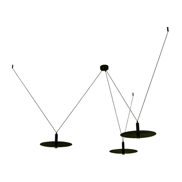 Lampa suspendata ARVON TRIO - Negru
