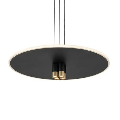 Lampa suspendata BLUM Ø48 CM - Negru/Gold
