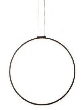 Lampa suspendata CIRCUS 1L - Negru
