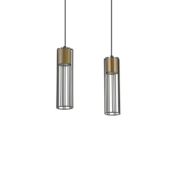 Lampa suspendata CIRIO LINIAR L2 - Negru/Gold