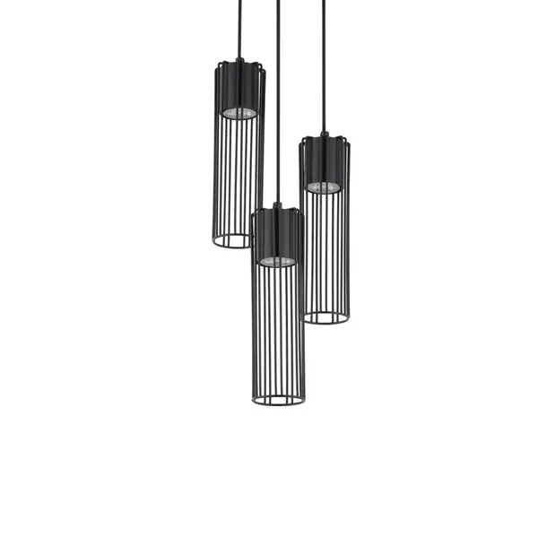 Lampa suspendata CIRIO ROUND L3 - Negru