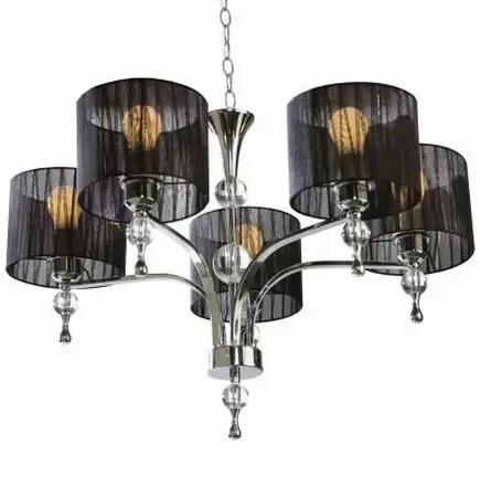 Lampa suspendata CREST 5L - Negru